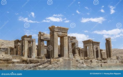 The Ruins of Persepolis in Iran Stock Photo - Image of historic ...