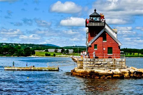 Maine Lighthouses and Beyond: Rockland Breakwater Lighthouse | Maine lighthouses, Lighthouse ...