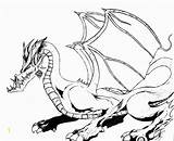 Coloring Pages Printable Dragon sketch template