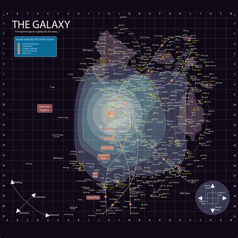 Map of the Star Wars Galaxy : r/MapPorn