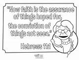 Hebrews 111 Coloring Page  Whats In The Bible sketch template