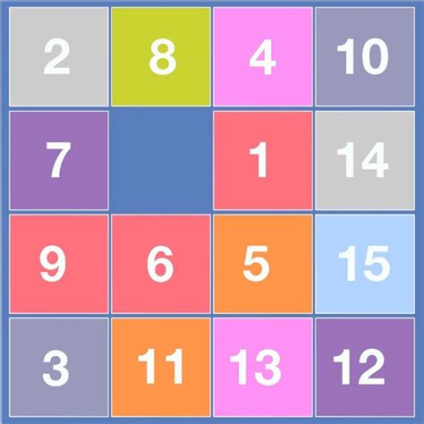 4x4 Sliding Number Puzzle by Sathiyanarayanan Thiyagarajan