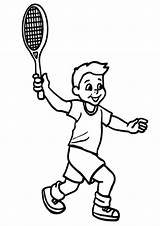 Coloring Pages  Kids Playing Tennis Page sketch template
