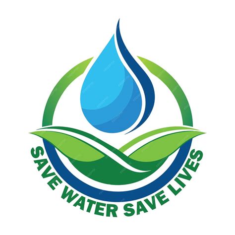 Premium Vector | Every Drop Counts Save Water Save Earth Save Lives ...