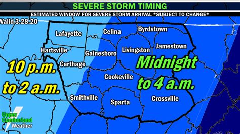 Severe storm threat late tonight | Upper Cumberland Weather