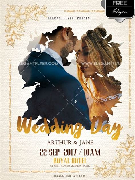 Wedding Day – Flyer PSD Template - PSDFlyer