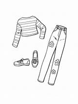 Coloring pages Clothes Download Or Print Online For Kids sketch template