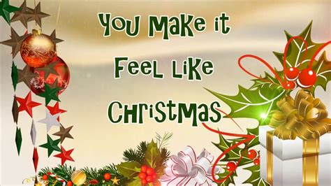 You Make It Feel Like Christmas (LYRICS-HD)- Gwen Stefani and Blake Shelton - YouTube