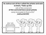 Free Printable Battle Of Jericho Coloring Pages  Healing Home sketch template
