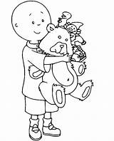 Caillou coloring Pages  ColoringLib sketch template