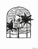 Taco Bell Coloring Pages – Thekidsworksheet sketch template