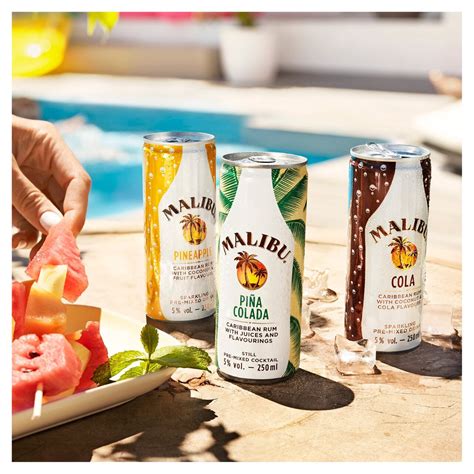 Malibu Pina Colada Pre-Mixed Can 250ml | Zoom