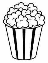 Caramel Popcorn coloring book Pages For Children And Adults With Vector  sketch template