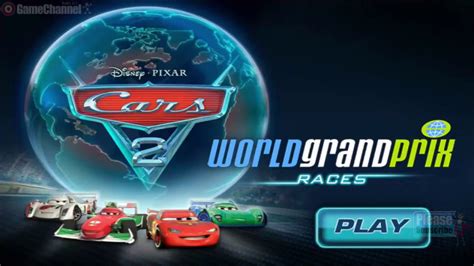 Cars 2 World Grand Prix Race Games / Children / Disney Flash Games / Gameplay Video - YouTube