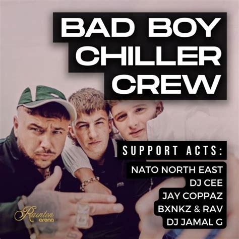 Bad Boy Chiller Crew Tickets, Rainton Arena, Durham, 26 March 2022