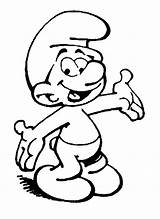Printable Smurf Coloring Pages For Kids sketch template
