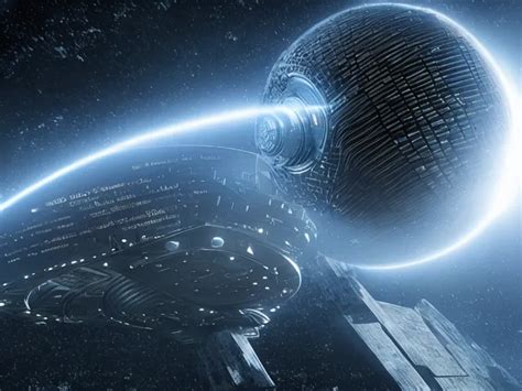 a dyson sphere as seen in star trek discovery. scifi | Stable Diffusion