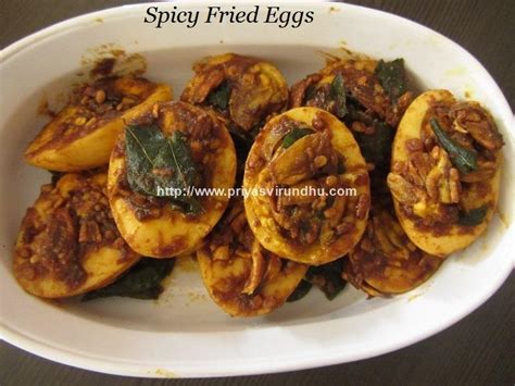 Priya's Virundhu....: Spicy Fried Boiled Eggs/Fried Boiled Eggs with ...