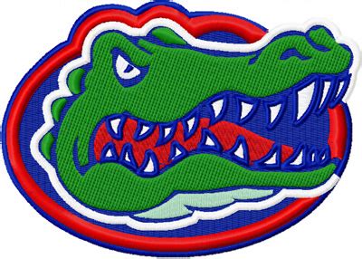 Florida Gators Logo 2 embroidery design