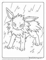100  Jolteon coloring Pages Free PDF To Print Woo Coloring sketch template