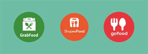 logo grab food , shopee food dan go food , vektor cdr - Bogem Design