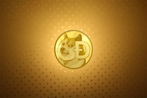 Dogecoin Emblem HD Wallpaper