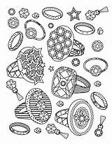 Free Coloring Pages Of Jewelry & coloring Book sketch template