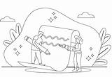 Writing Infographics coloring Page  ColouringPages sketch template