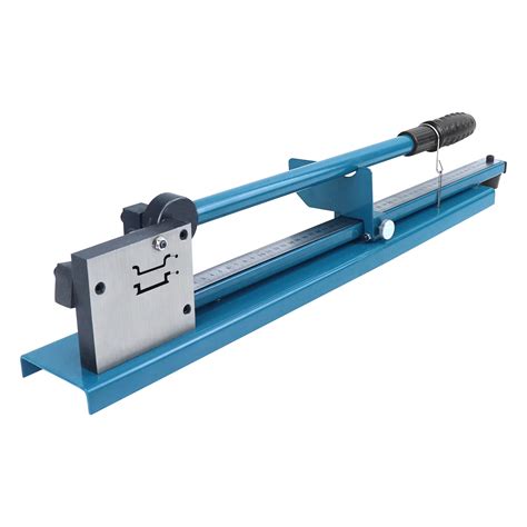 BreeRainz Din Rail Cutter, Double Groove Rail Cutter Tool w/Dual Scale Measuring Ruler, for 1.4 ...