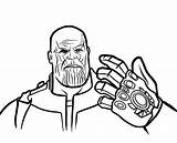 Thanos coloring Pages Free Printable sketch template