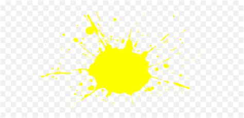Download Yellow Paint Splash Png - Yellow Paint Splatter No Neon Blue Paint Splat,Paint Splash ...