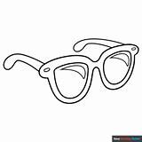 Glasses Coloring Pages sketch template
