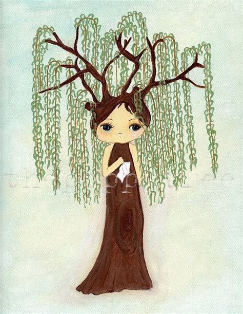 1000+ images about willow tree art on Pinterest | Folk art, Weeping willow tattoo and Folk art ...