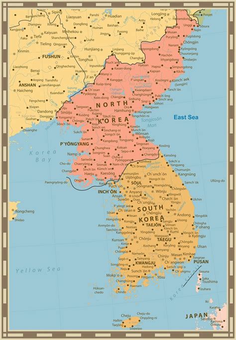 Cities in south korea map of south korea cities – Artofit