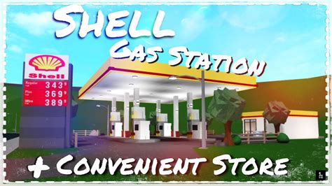 Shell Gas Station + Convenient Store | Build Tour | 109K | Bloxburg ...