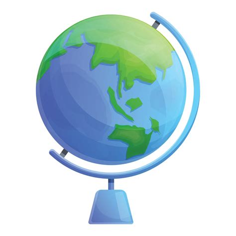 Modern earth globe icon, cartoon style 14221608 Vector Art at Vecteezy