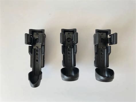 Police Equipment Tactical Flashlight Holder Duty Belt Gear Security Baton Holder Tear Gas Holder ...