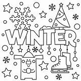 Winter Coloring Pages – Printable FREE sketch template
