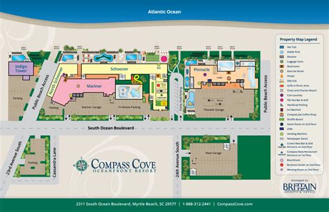 Myrtle Beach Accommodations - Compass Cove Resort Oceanfront Rooms