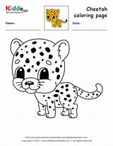 Free Printable Cheetah Coloring Page Worksheet  Kiddoworksheets sketch template