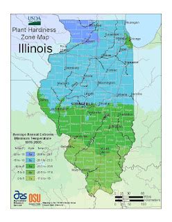 Farmers Know Best: Illinois USDA Plant Hardiness Zones Map