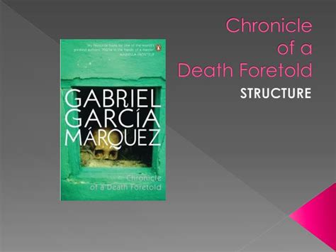 PPT - Chronicle of a Death Foretold PowerPoint Presentation, free ...