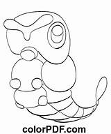Caterpie Pokemon Printable – Coloring Pages And Books In PDF sketch template