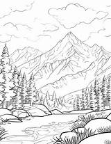 Mountains coloring Pages Best For Kids – Artofit sketch template