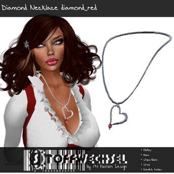 Second Life Marketplace - [Stoffwechsel] *PM* Diamond Necklace diamond_red