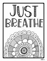 Mindfulness Coloring Book Pages sketch template