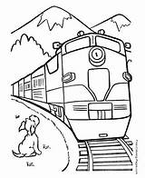 Trains Coloring Pages sketch template