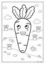 Carrots Coloring Page sketch template