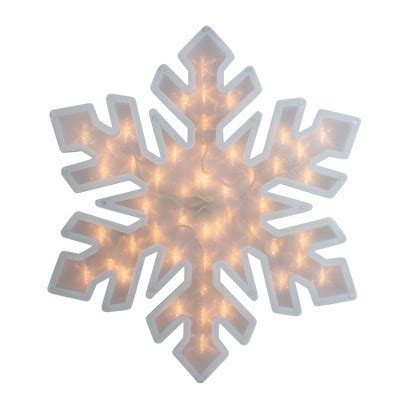 Northlight 20" Lighted Snowflake Christmas Window Silhouette Decoration : Target
