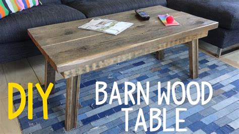 Build a Simple Barn Wood Table! (Rustic-Mod) - YouTube